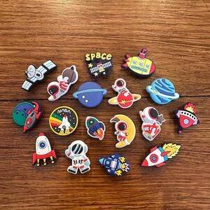Space Croc Charm Jibbitz Bundle